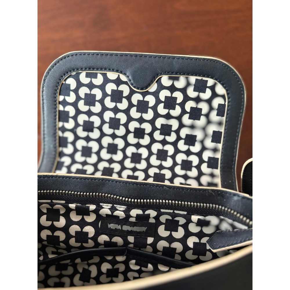 Vera Bradley Faux Leather Crossbody Flap Bag Preppy Classic Minimalist Travel - Picture 6 of 7
